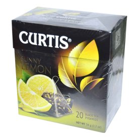 Чай Curtis Sunny Lemon черный 20*1,7гр к/у