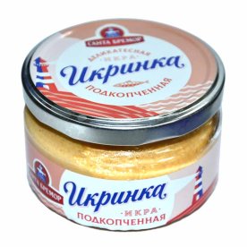 Икра Икринка подкопченная 160гр ст/б