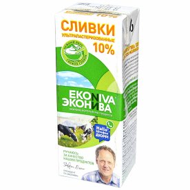 Сливки ЭкоНива 10% 200мл т/п