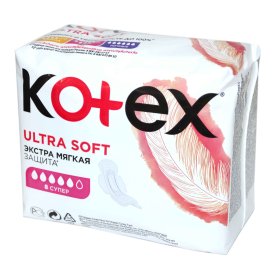 Прокладки Kotex Ultra Soft Super 8шт м/у