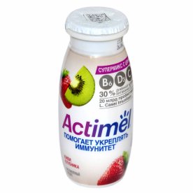 Напиток Actimel киви-клубника 95мл пэт