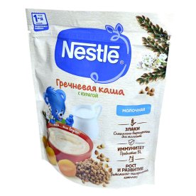 Каша Nestle гречневая молочная с курагой с 5мес 200гр д/п