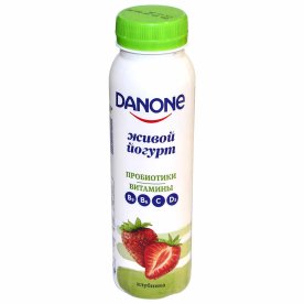 Йогурт питьевой Danone клубника 1,2% 270мл пэт