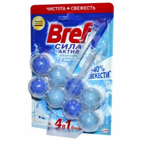 Блок для туалета Bref Сила-актив Океанский бриз 2*50гр м/у