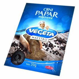 Перец черный Vegeta Natur молотый 20гр м/у