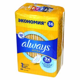 Прокладки Always Ultra Light Quatro 36шт м/у