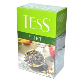 Чай Tess Flirt зеленый 100гр к/у