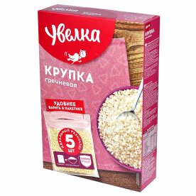 Крупка гречневая Увелка 5*80гр к/у