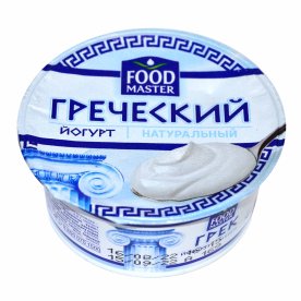 Йогурт FoodMaster Греческий натуральный 8,4% 0,130гр пэт