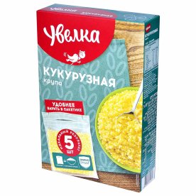 Крупа кукурузная Увелка 5*80гр к/у