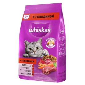 Корм для кошек Whiskas говядина 1.9кг м/у