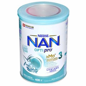 Смесь Nan 3 Optipro молочная с 12мес 400гр ж/б