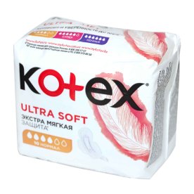 Прокладки Kotex Ultra Soft Normal 10шт м/у