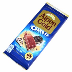 Шоколад Alpen Gold Орео со вкусом чизкейка и печенья 90гр м/у