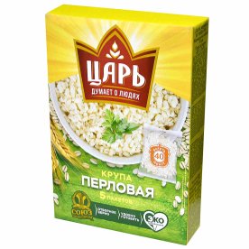 Крупа перловая Царь 400гр к/у