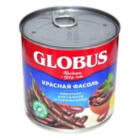 Фасоль Globus красная в с/с 425мл ж/б