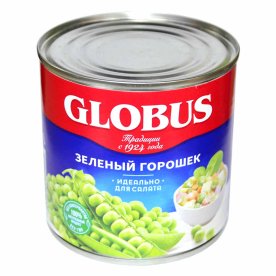 Горошек зеленый Globus 425гр ж/б