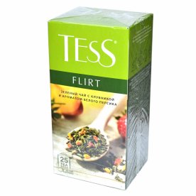 Чай Tess Flirt зеленый 25*1,5гр к/у