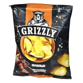 Чипсы Grizzly вкус шашлыка 110гр м/у