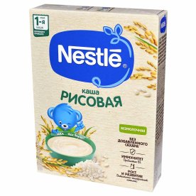 Каша Nestle рисовая безмолочная с 4мес 200гр к/у