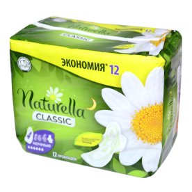 Прокладки Naturella Classic Camomile Night Duo с крылышками 12шт м/у