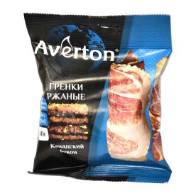 Гренки Averton вкус бекон 40гр м/у