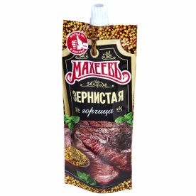 Горчица Махеевъ Зернистая 140гр д/п