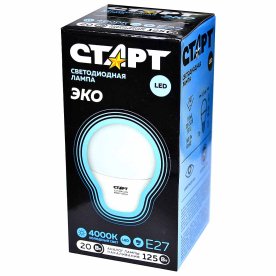 Лампа светодиодная Старт LED GLS E27 20W40WS холодный к/у