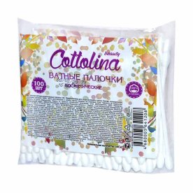 Палочки ватные Cotto fleur classic/Cottolina 100шт пакет