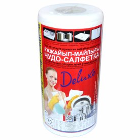 Полотенца нетканые Deluxe 70шт пэт