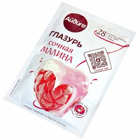 Глазурь сахарная Айдиго малина 90гр м/у