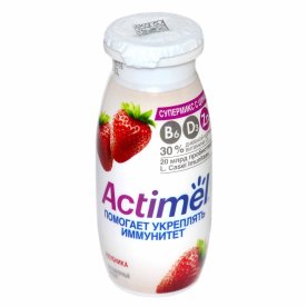 Напиток Actimel клубника 95мл пэт