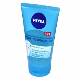 Гель-скраб для лица Nivea Clean Deeper 150мл пэт