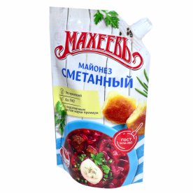 Майонез Махеевъ Сметанный 50,5% 380гр д/п