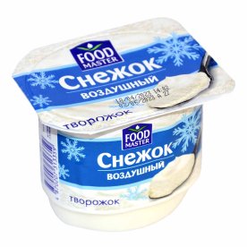 Творожок взбитый FoodMaster Снежок 3,8%100гр пэт