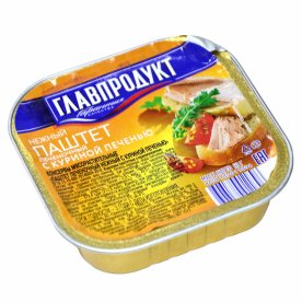 Паштет Главпродукт с куриной печенью 95гр лам