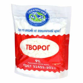 Творог Тюкалинский 9% 450гр м/у