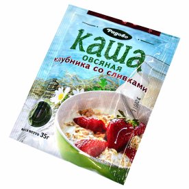 Каша овсяная Радово клубника со сливками 35гр м/у