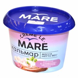 Кальмар Creme Le Mare в сливочно-чесночном соусе 150гр пэт