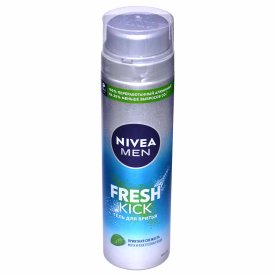 Гель для бритья Nivea Men Fresh Kick 200мл ж/б