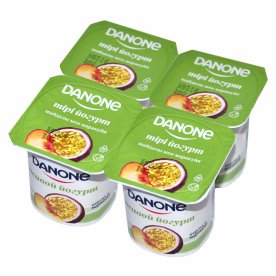 Йогурт Danone персик-маракуйя 2,5% 120гр пэт