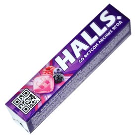 Леденцы Halls лесные ягоды 25гр м/у