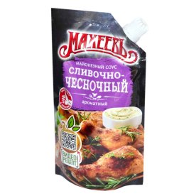 Соус Махеевъ Сливочно-чесночный 25% 200гр д/п