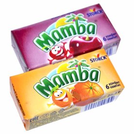 Конфета жевательная Mamba клубника 26,5гр м/у