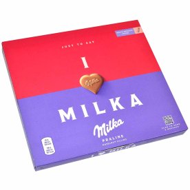 Набор конфет Milka молочный шоколад с ореховой начинкой 110гр к/у