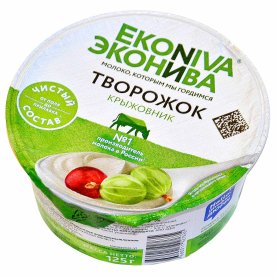 Творожок ЭкоНива крыжовник 5% 125гр пэт