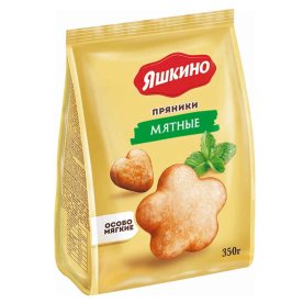 Пряники Яшкино Мятные 350гр м/у