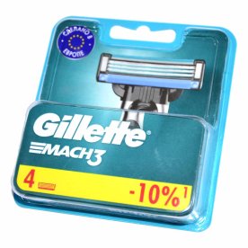 Кассеты сменные Gillette Mach3 4шт к/у