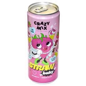 Напиток Crazy Mix Straw Baby газ 0,33л ж/б