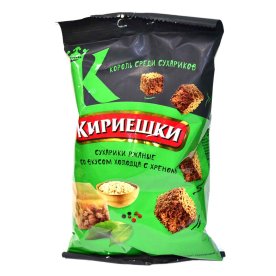 Сухарики Кириешки ржаные вкус холодец с хреном 100гр м/у